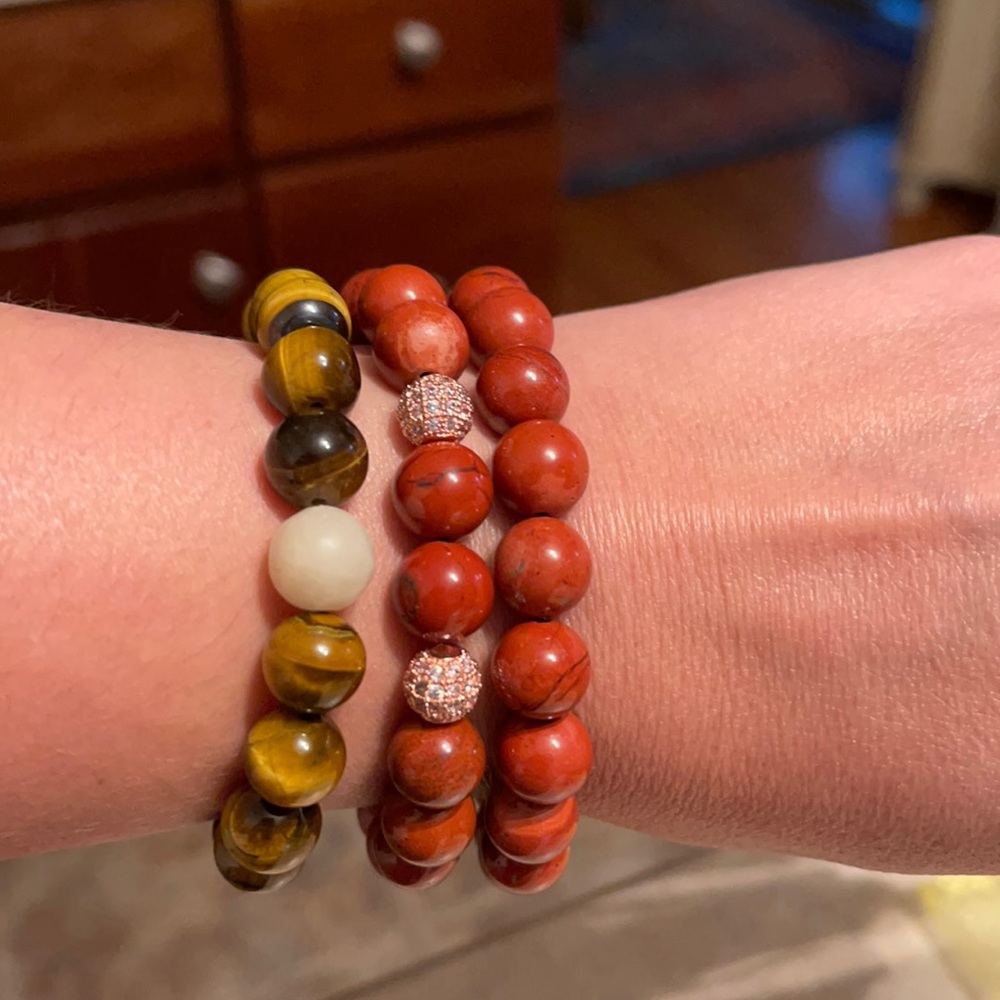 Handmade beaded bracelets